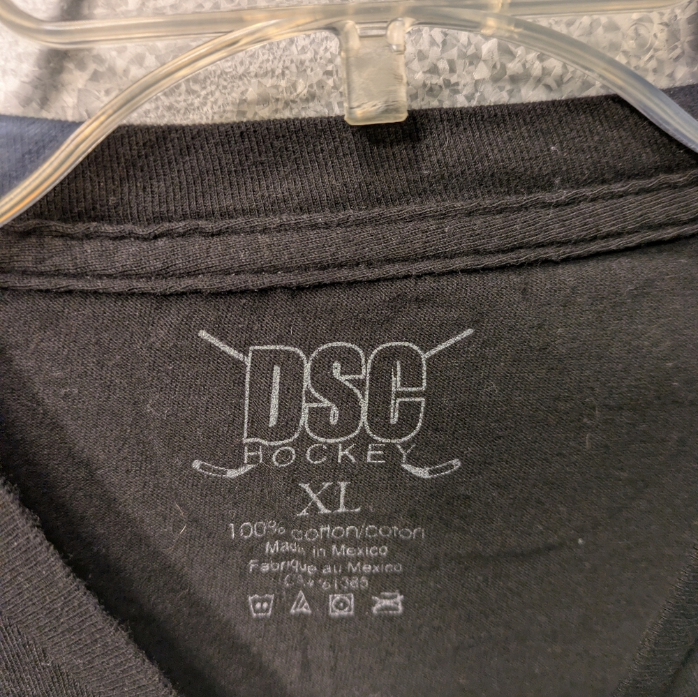 DSC HOCKEY Black Coach Graphic Men's Tee SIZE xl - Picture 4 of 5